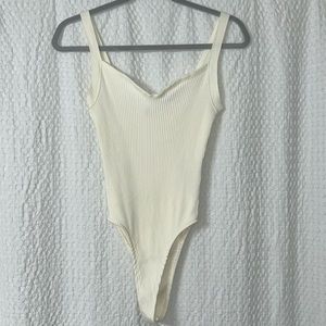 ZARA Ribbed Bodysuit Like New - Large